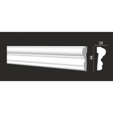 DECOR-DIZAYN  DD400 МОЛДИНГ дюрополимер 44х16х2000мм